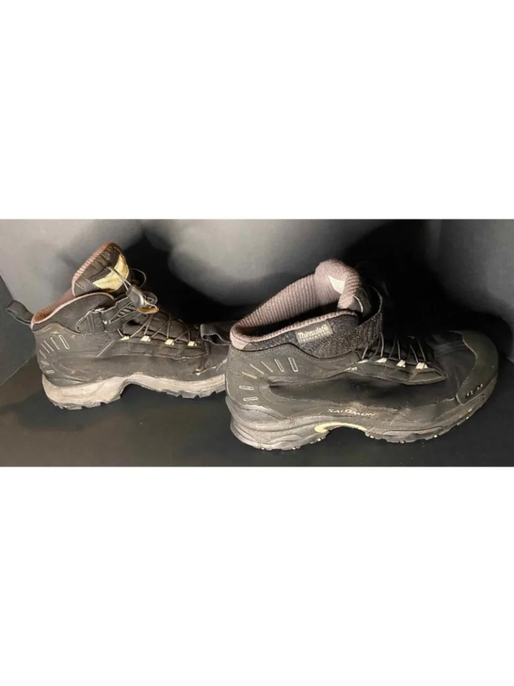 Salomon Deemax 2 Dry Hiking Boot Mens 8.5 Black 107655 Insulated Thinsulate